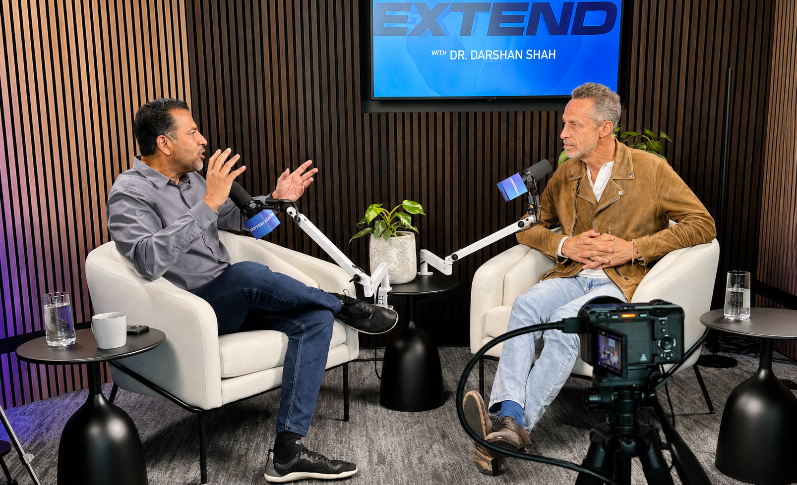 EXTEND podcast conversation in the Next Health studio